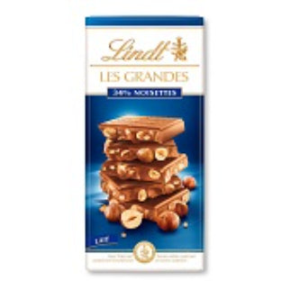 Lindt Grandes Lait Nois. 150g 13x4.70