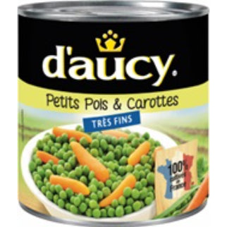 4052 D'aucy Petit Pois&carotte 400g 12X3.20