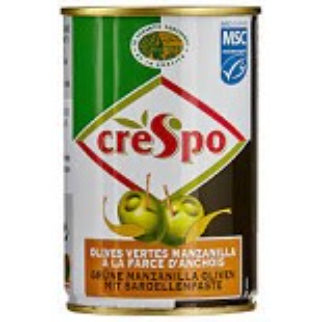 Crespo Olives Vert Anchois 120g 12X1.95