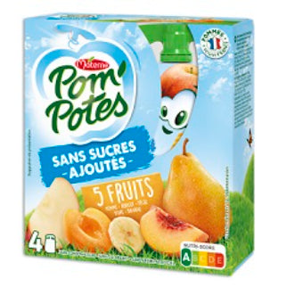 Pom'Potes Fruits Jaune (4x90g) 12x3.90