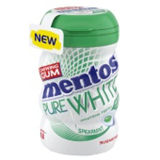 Mentos Gum Pure WHITE Vert 90g 6x4.90