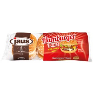 7598 Pain Hamb. Sesame 6P 300g 8x2.25
