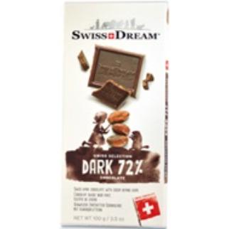 313 SwissDream Noir 72% 100g 16x3.75