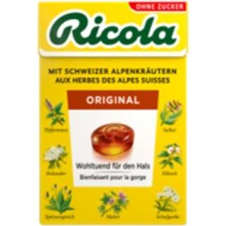 Ricola Herbes box 50g 20x2.90