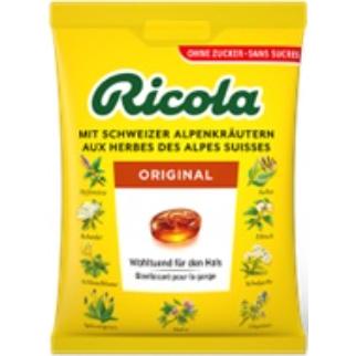 Ricola Herbes SANS sucre 125g 12x4.60