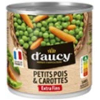4052 D'aucy Petit Pois&carotte 400g 12X3.20