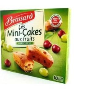 5511 Brossard Mini Cake Fruit 300g 6x4.95