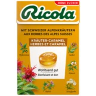 Ricola Caramel Box 50g 20x2.90