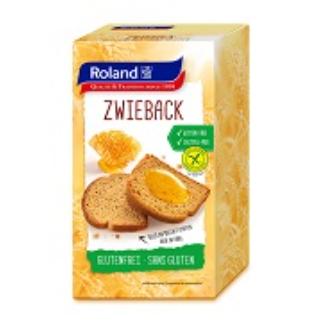 153189 Roland Zwieback S/Gluten 165g 5x4.65