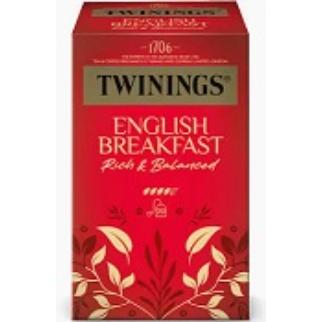 Twinings English Breakfast (20x2g) 6x3.50