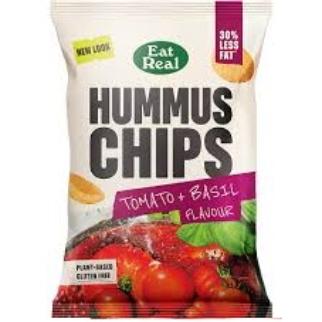Hummus Chips Tomate Basilic 110g 10x3.55