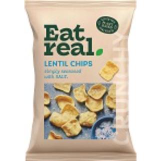 Eat Real Chips Lentille Sel 95g 10x3.55