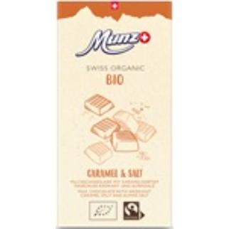 Munz Swiss Organic 100g Caramel 12X4.95