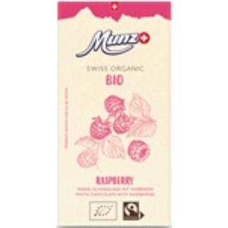 Munz Swiss Organic 100g Raspberry 12X4.95