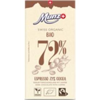 Munz Swiss Organic 100g Espresso 12X4.95