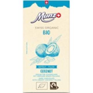 Munz Swiss Organic 100g coconut 12X4.95