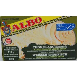 Albo Thon Blanc Huile Olive 112g 24x4.50