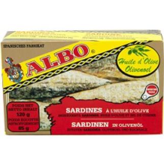 Albo Sardines Sce Tomate 120g 24x2.40