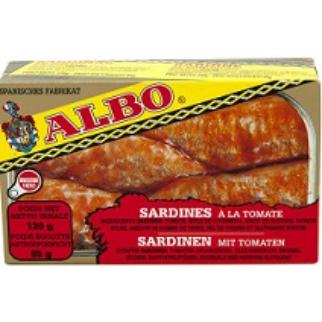 Albo Sardines Sce Picant 120g 24x2.50