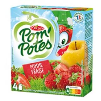 Pom'Potes Fraise SSA (4x90g) 12x3.90