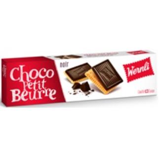 Wernli Petit Beurre Noir 125g 16x4.80