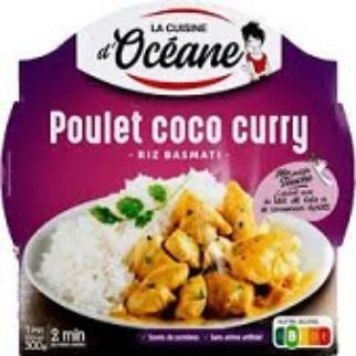 Oceane Riz Poulet Curry 300g 10x4.95