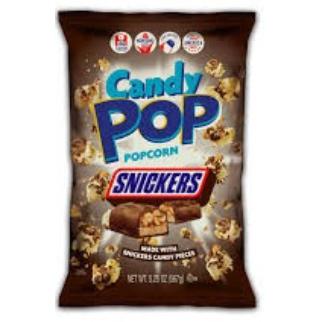 Popcorn Sachet Snickers 149g 12x4.95