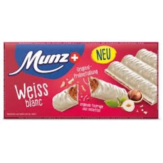 Munz Tablette Blanc 100g 10x4.40