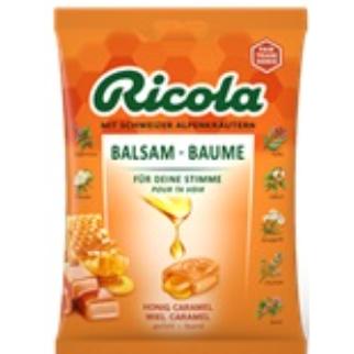 Ricola BAUME Miel Caramel 68g 12x3.40