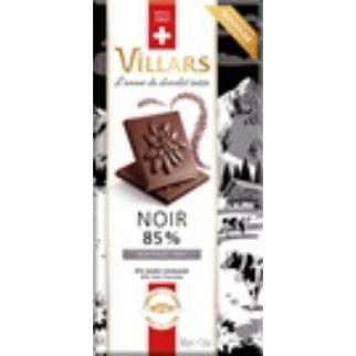 390602 Villars Her. Noir 85% 100g 16X3.95