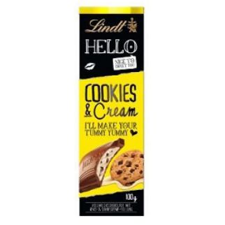 Lindt Hello Tab. Cookies Cream 100g 12x3.65
