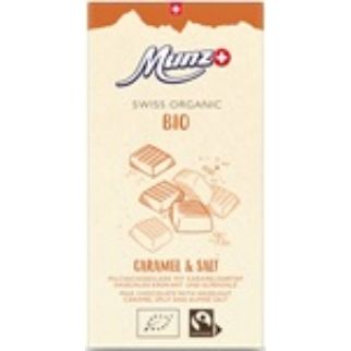 Munz Swiss Organic 100g Caramel 12X3.90