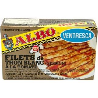 Albo Filet Thon Tomate 118g 24x9.95