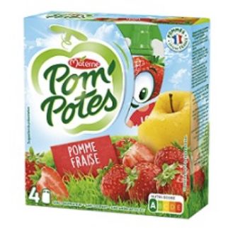 Pom'Potes Fraise SSA (4x90g) 12x3.90
