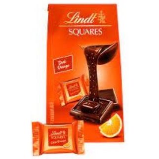Lindt Squares Noir Orange 138g 18x6.95